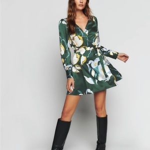Reformation Chrisley Silk dress